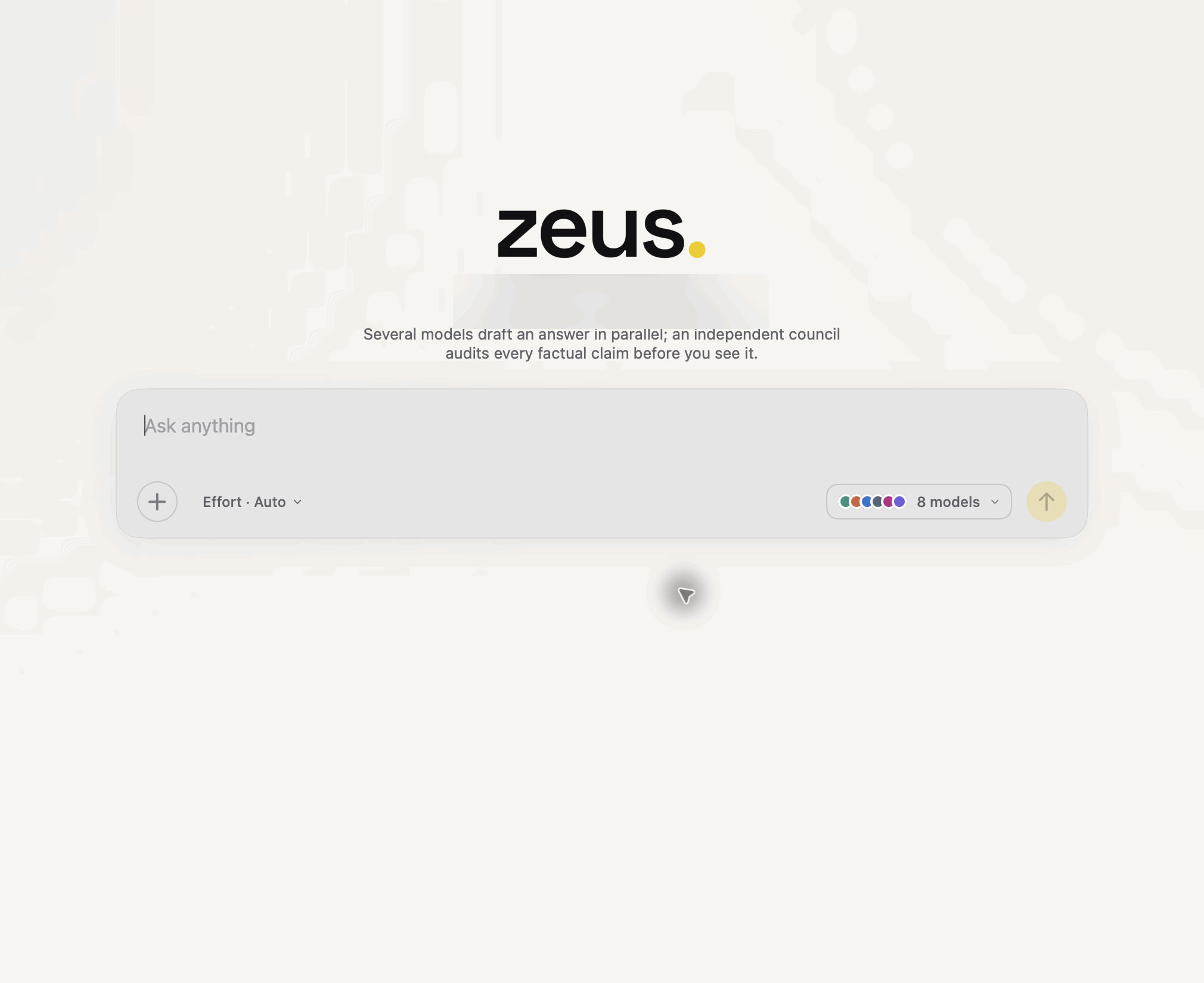 Zeus provider picker opening the Add provider form
